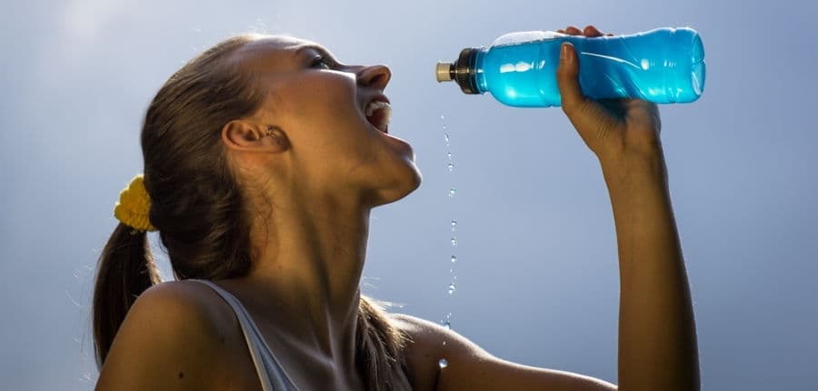 Drinken tijdens het sporten